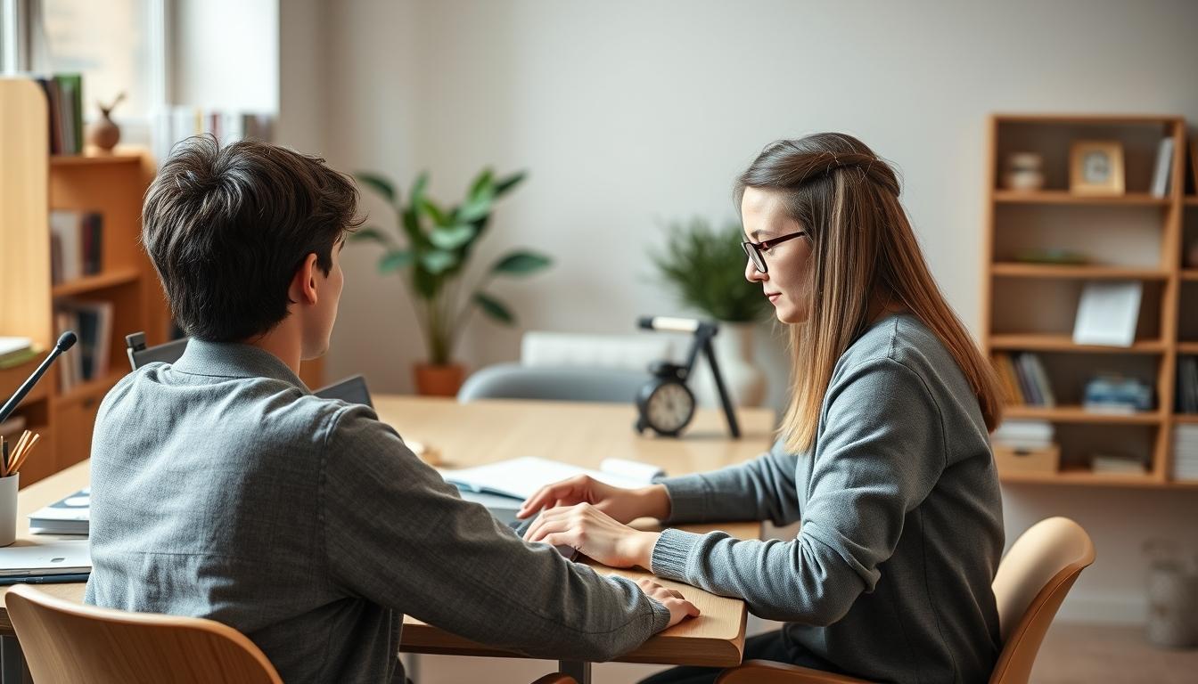 Students working in research laboratory